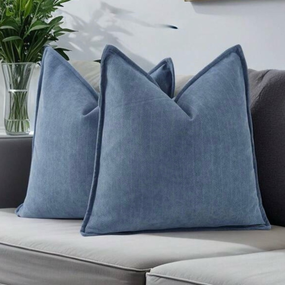 Blue Throw Pillow Covers